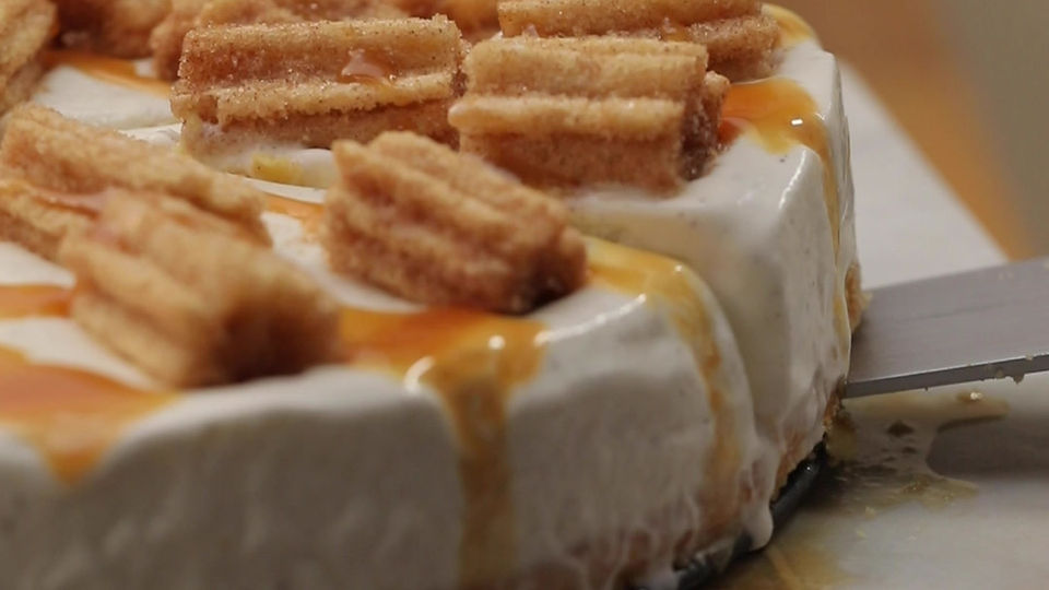 Tillamook Ice Cream Churro Cake